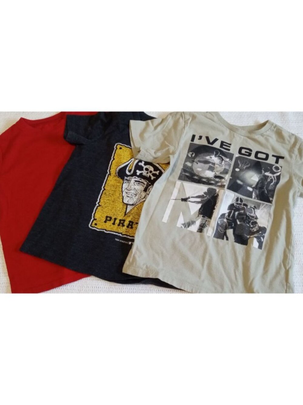 Bundle of 3 Boy's Short Sleeve Shirts, Size 5